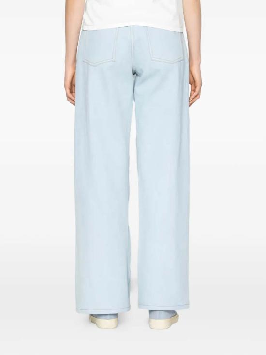  네이키드 & 페이머스 데님 팬츠 네이키드 앤 페이머스 와이드 와일드 웨스트 진 블루 - NAKED & FAMOUS