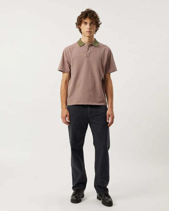  코리도 폴로 티셔츠 코리더 핑크 스트라이프 피케 폴로 - CORRIDOR