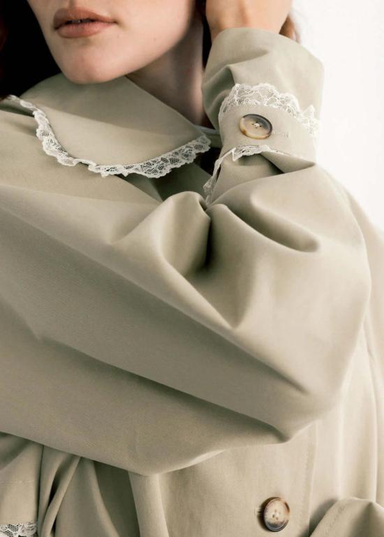  브론즈 에이지 트렌치 코트 청동기 시대 스톡홀름  카키 트윌 - BRONZE AGE