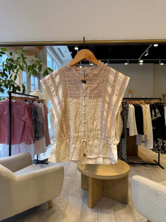  씨뉴욕 민소매 티셔츠 씨 나이 에델 솔리드 탱크탑 버터 버터