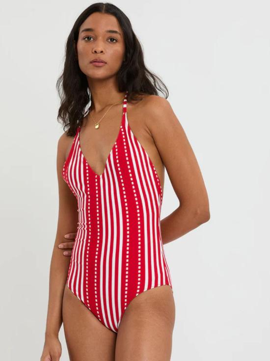  렘렘 원피스 수영복 레티로  에셰 레드 - LEMLEM