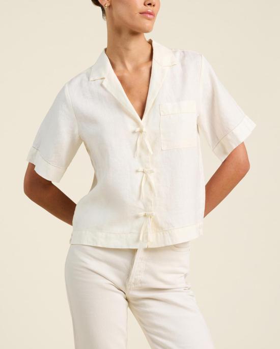  트로바타 셔츠 이네즈 셔츠 아이보리