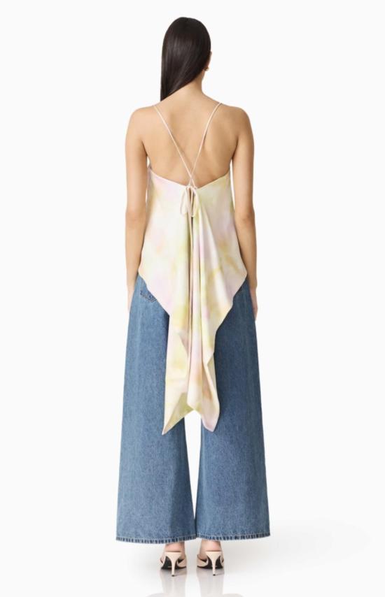  큐래 민소매 티셔츠 쿠라에 로바 탑 라임 - CURAAE