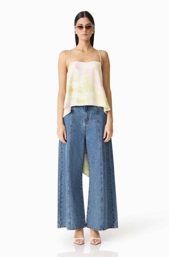  큐래 민소매 티셔츠 쿠라에 로바 탑 라임