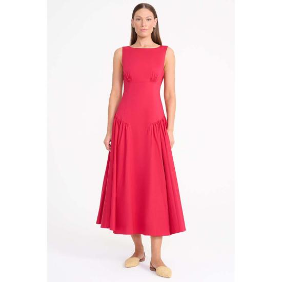  스타우드 롱 원피스 그웬 드레스 체리