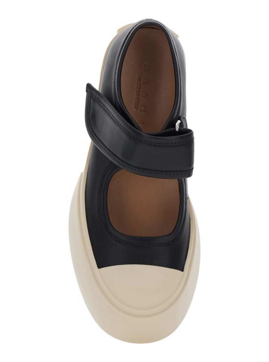  마르니 힐/펌프스 마니 메리 제인 스니커즈 블랙 - MARNI