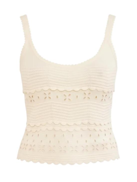  울라 존슨 캐미솔 씨 아일렛  탑