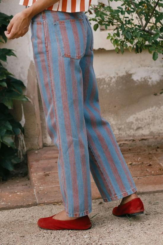  The Tiny Big Sister 데님 팬츠 타이니 빅 시스터 마루 스트라이프 진 - OTHER BRANDS