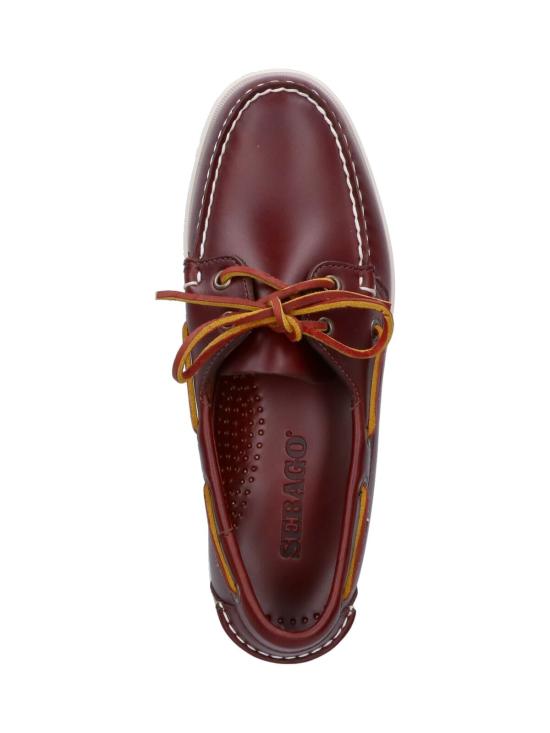 세바고 로퍼 가죽 보트 슈즈 브라운 - SEBAGO