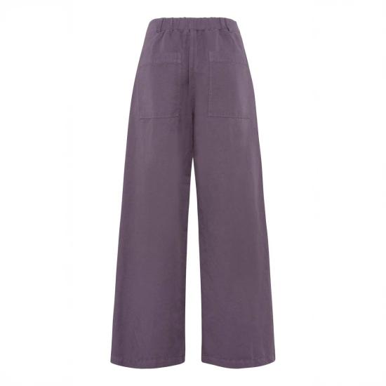  텔라 스트레이트 팬츠 반다 팬츠 바이올렛 - TELA