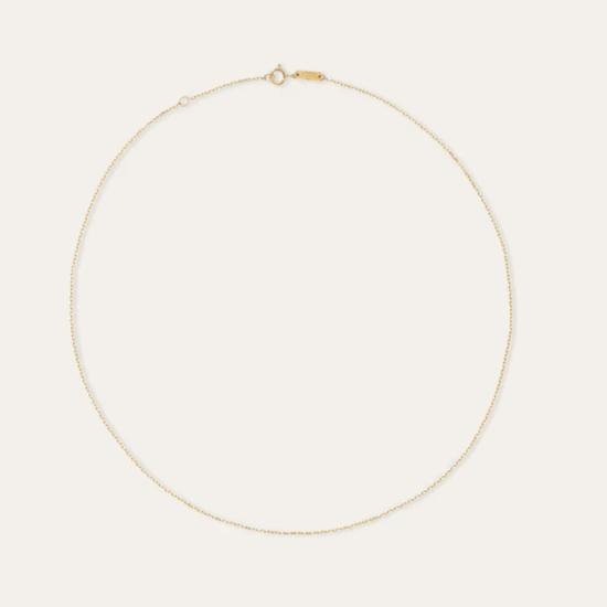  아디나 레이터 목걸이/팬던트 18인치 시그니처 체인 목걸이 옐로우 골드 - ADINA REYTER