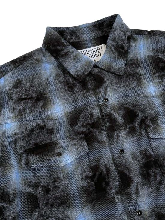  미드나잇 로데오 긴팔 셔츠 프린트 플란넬 - MIDNIGHT RODEO