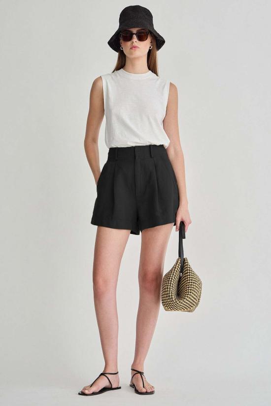  어피스 어파트 숏팬츠 Apiece Apart Bari Shorts Black - APIECE APART