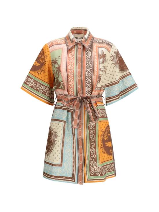  알레메 숏 원피스 알레마이스 알베르타 미니 드레스