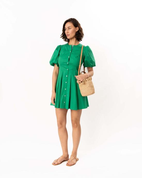  쇼산나 숏 원피스 쇼샤나 앤지 드레스 스프링 그린 - SHOSHANNA