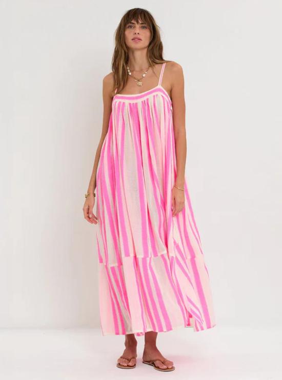  렘렘 롱 원피스 에다 슬립 드레스