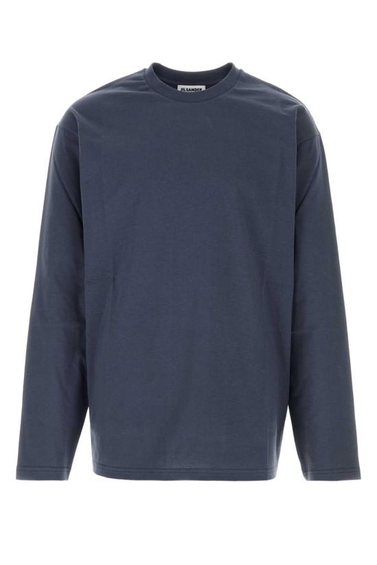 26SS 질샌더 반팔 티셔츠 J21GC0196J20360 424 Blue