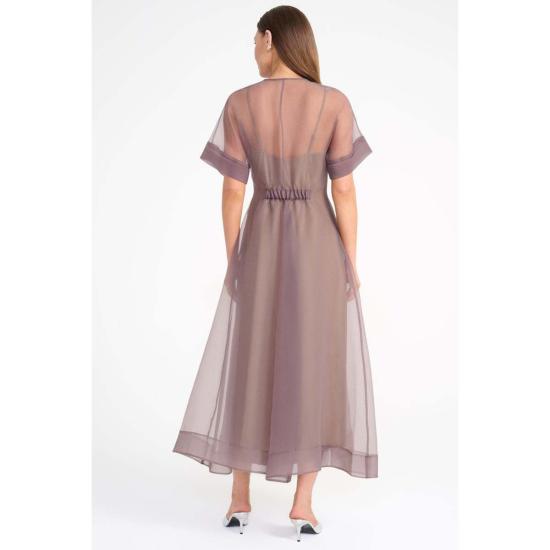  스타우드 롱 원피스 스토드 엘르 드레스 밍크 - STAUD