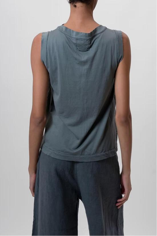  에콰멘테 민소매 티셔츠 Aequamente 저지 탱크탑 Asfalto - AEQUAMENTE