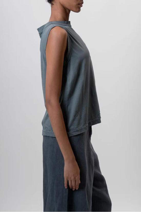  에콰멘테 민소매 티셔츠 Aequamente 저지 탱크탑 Asfalto - AEQUAMENTE