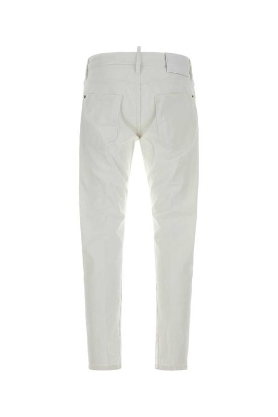 26SS 디스퀘어드2 스트레이트 팬츠 S74LB1869S39781 100 White - DSQUARED2