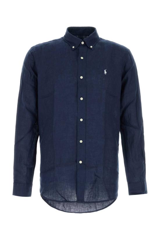 26SS 폴로 랄프로렌 긴팔 셔츠 710966294 504 Blue