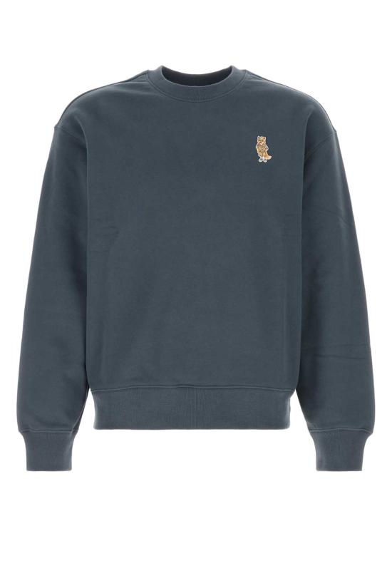 26SS 메종키츠네 후드 티셔츠 QM00309KM0341 0422 Blue