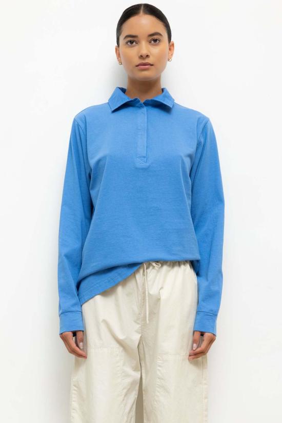  리셋 긴팔 티셔츠 레셋 마르고 Ls 폴로 탑