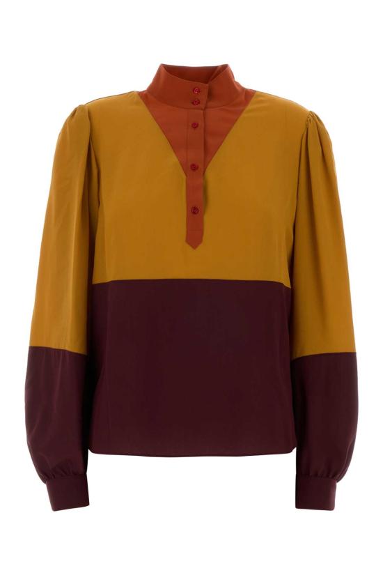 26SS 생로랑 긴팔 티셔츠 857185Y100W 6753 Multicoloured