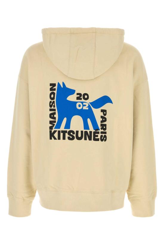 26SS 메종키츠네 후드 티셔츠 QM00704KM0340 0432 Beige o Tan - MAISON KITSUNE