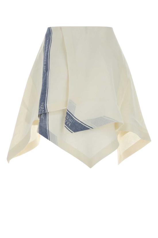 26SS JW앤더슨 미디 스커트 SK0205PG1898 614 White - JW ANDERSON