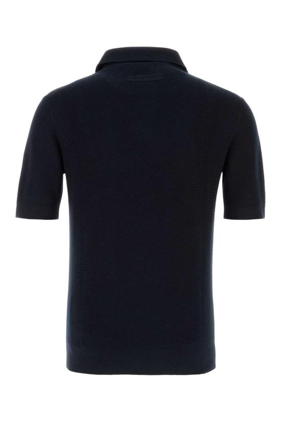 26SS 에르메네질도제냐 폴로 티셔츠 RUHC26A3C31 B09 Blue - ERMENEGILDO ZEGNA