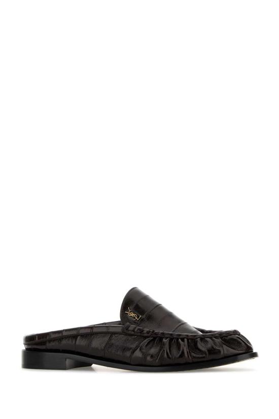 26SS 생로랑 뮬/슬리퍼 8613360WXAF 2013 Brown - SAINT LAURENT