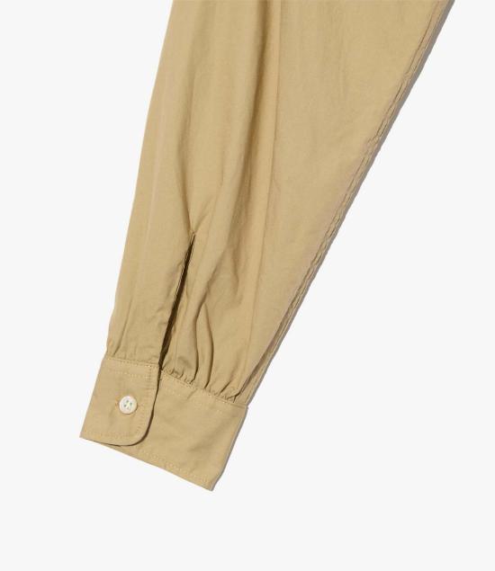  엔지니어드가먼츠 셔츠 엔지니어드 가먼츠 바리 셔츠 탄 슈퍼파인 포플린 - ENGINEERED GARMENTS