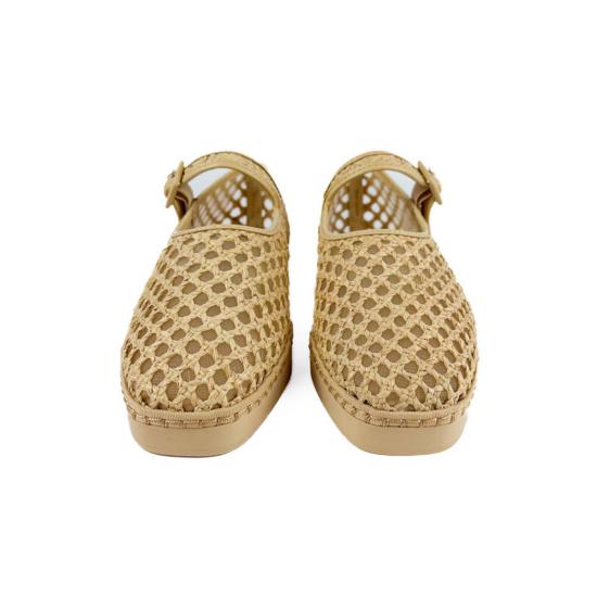  로플러랜달 힐/펌프스 로플러 랜달 리타 메리 제인 플랫 내추럴 - LOEFFLER RANDALL