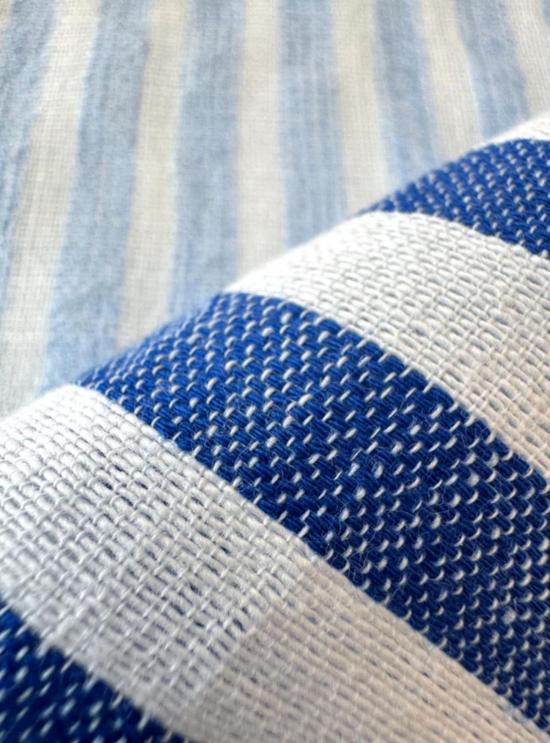  Lemlem 숏팬츠 렘렘 사피아 스트라이프 반바지 셰미지 블루 - OTHER BRANDS