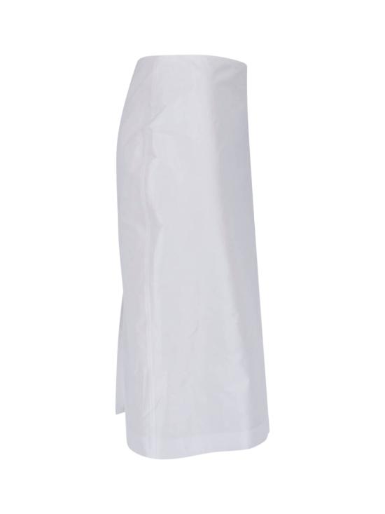 26SS 질샌더 미디 스커트 J03MA0302 J70221 100 White - JIL SANDER