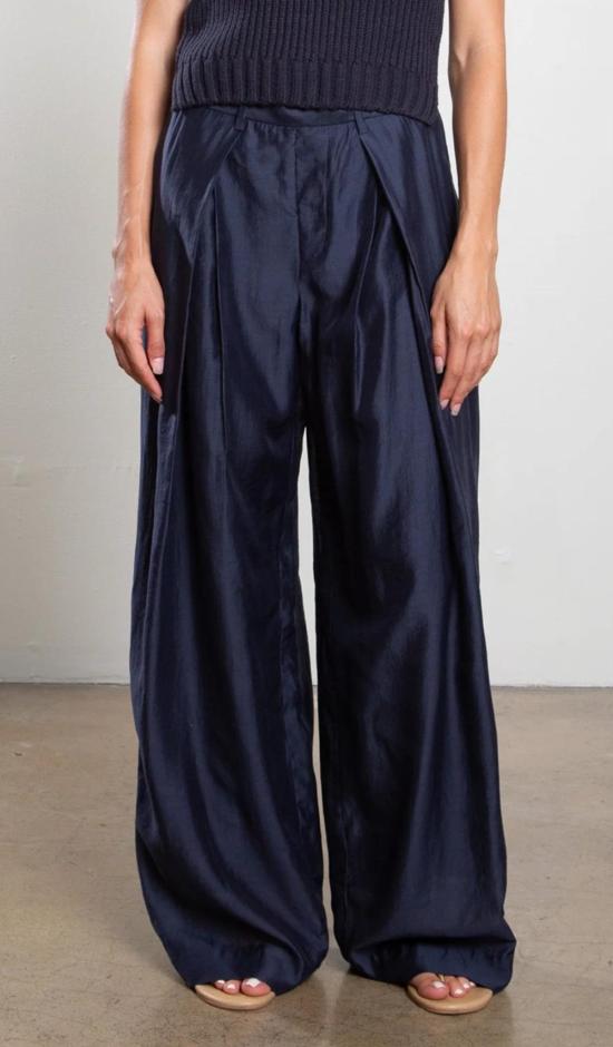  Pharaoh 스트레이트 팬츠 파라오 카티아  네이비