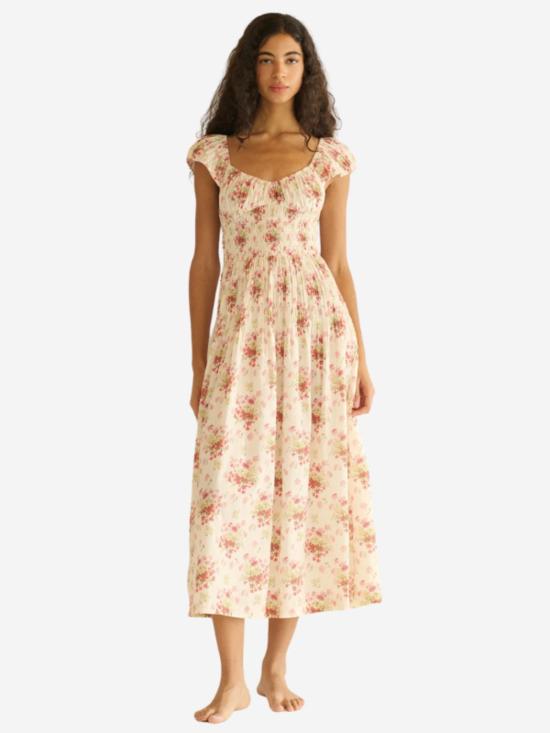  [키즈] 도엔 원피스 키즈 DÔen Quinette 드레스 아이보리 란타나 플로럴 드레스 - DOEN