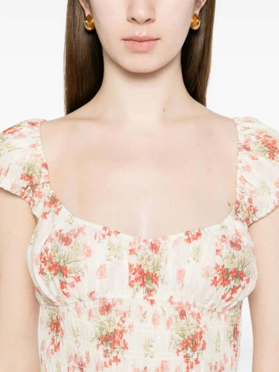  [키즈] 도엔 원피스 키즈 DÔen Quinette 드레스 아이보리 란타나 플로럴 드레스 - DOEN