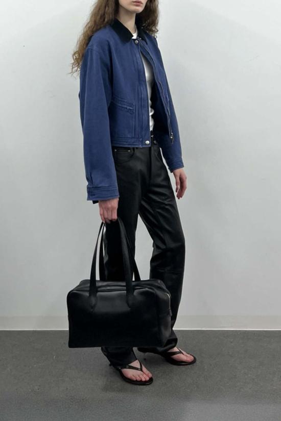  토니웩 봄버 자켓 토니왁 크롭 워크 재킷 워시드 블루 - TONYWACK