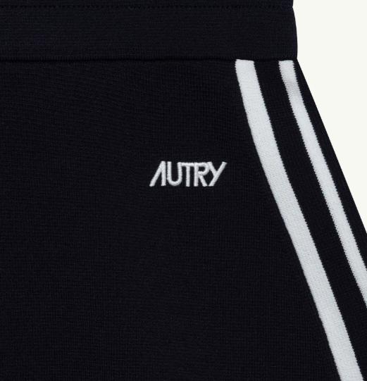 26SS 오트리 숏 스커트 SKPW031B KNIT BLUE - AUTRY