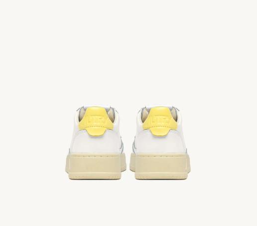 26SS 오트리 메달리스트 로우 스니커즈 AULWLL 09 LEAT LEAT WHT LEMOM - AUTRY