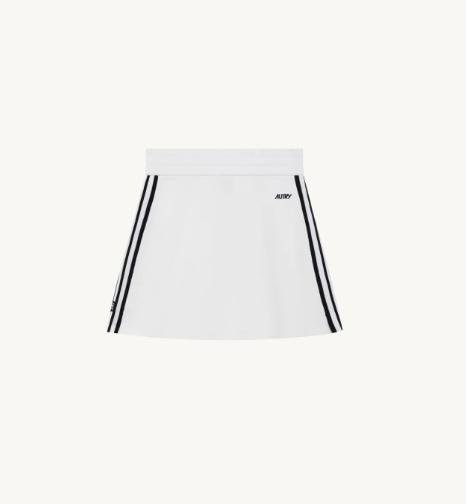 26SS 오트리 숏 스커트 SKPW031W KNIT WHITE