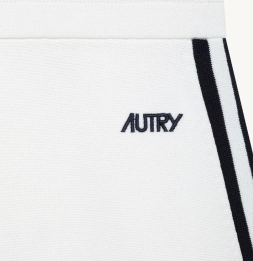 26SS 오트리 숏 스커트 SKPW031W KNIT WHITE - AUTRY