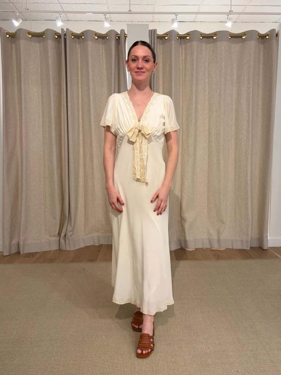  차오 루시아 롱 원피스 Ciao Lucia 브루넬로 실크 드레스 - CIAO LUCIA