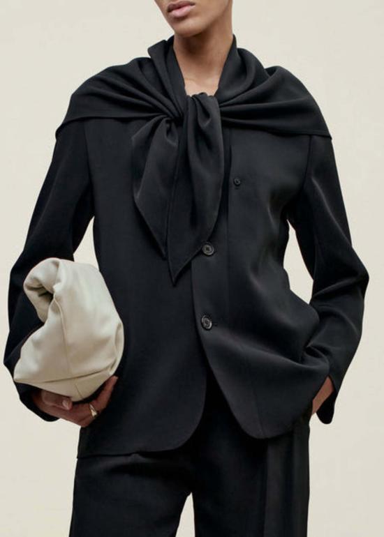  칼마이어 머플러/스카프 제이미 스카프 블레이저 블랙 - KALLMEYER