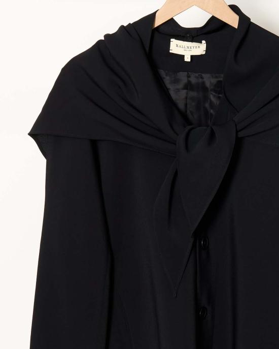  칼마이어 머플러/스카프 제이미 스카프 블레이저 블랙 - KALLMEYER