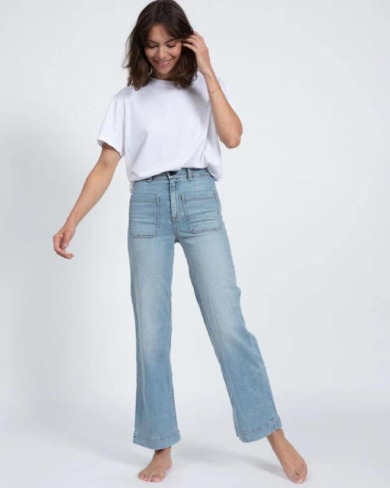  ASKK 뉴욕 데님 팬츠 아스크니 세일러 팬츠 워터 스트리트 - ASKK NY