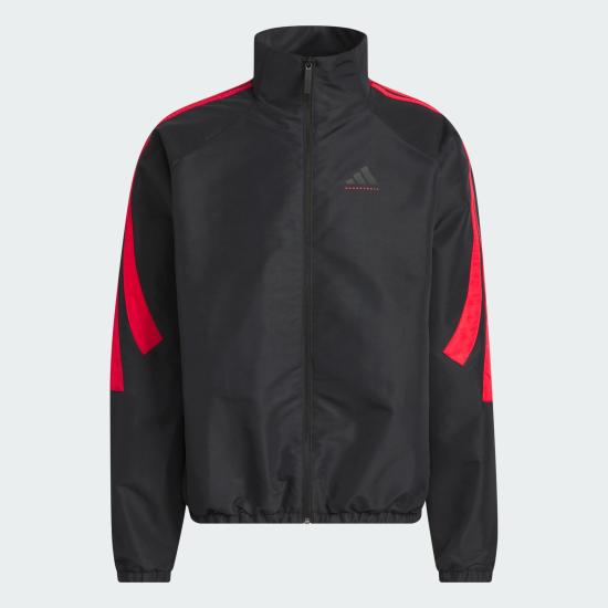  아디다스 자켓 JZ0373 Black Pure Ruby DOM